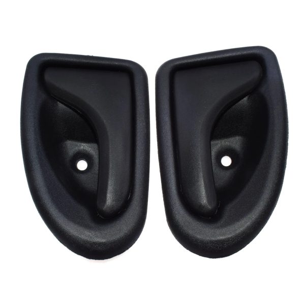 Code 77121 Interior Door Handle Kit Black Old Clio OEM 7700830078